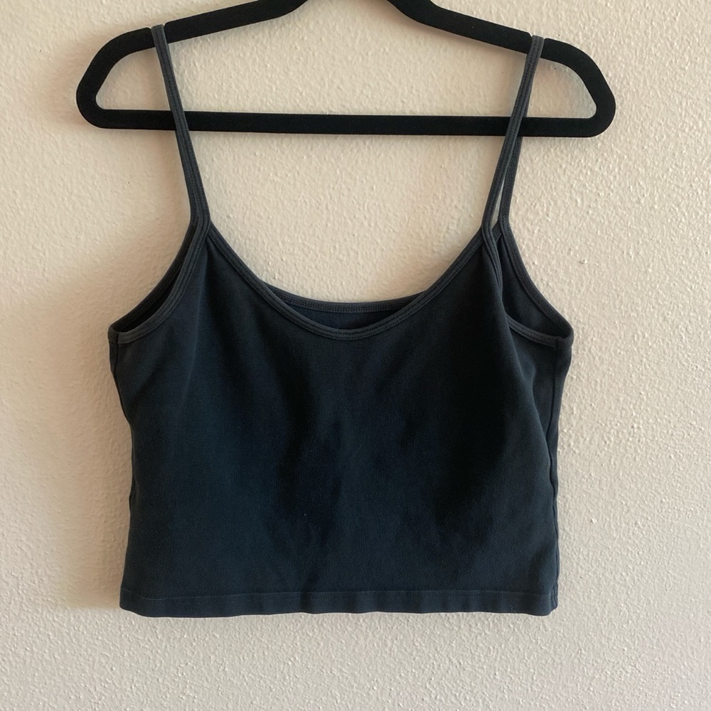 Brandy Melville Black Cropped Tank Top